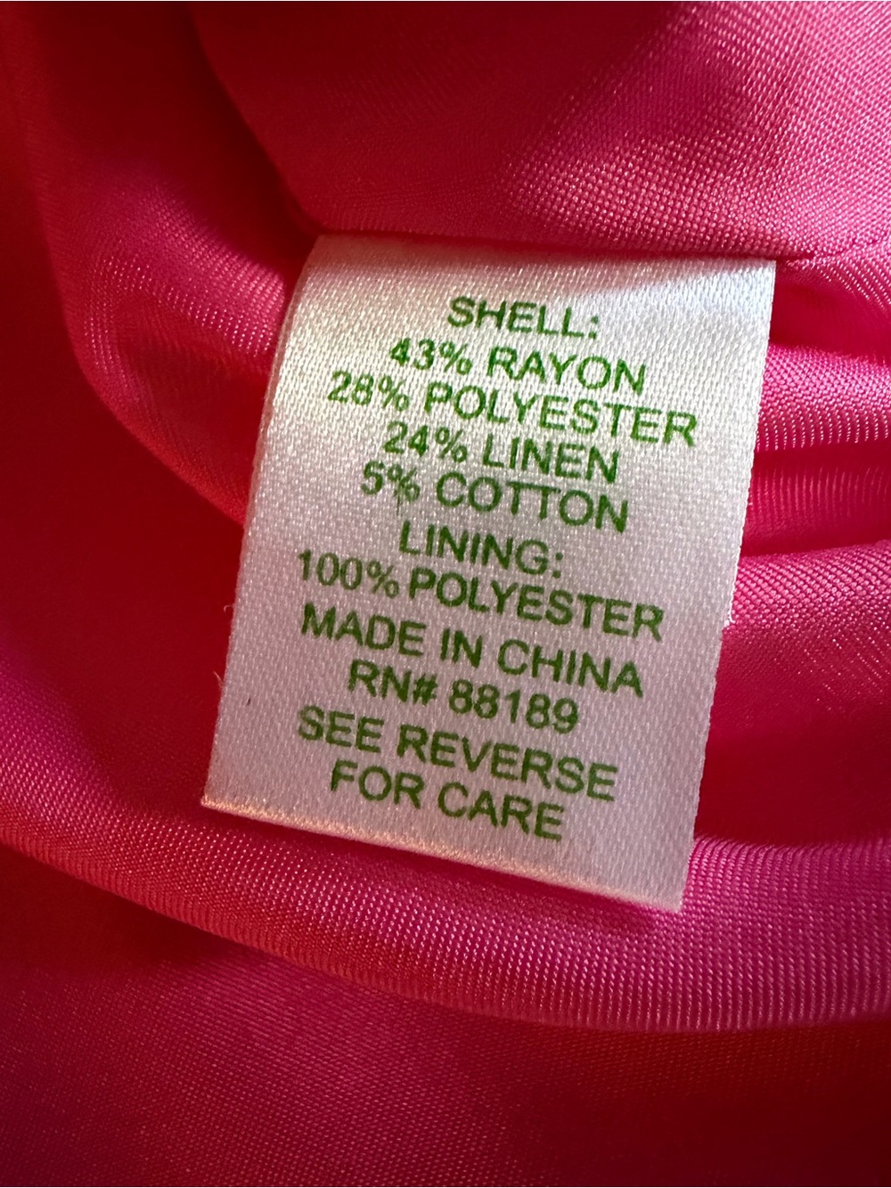 Lilly Pulitzer Parker Rosette Linen Blend Dress Coral Pink Size 0 Preppy - Picture 8 of 10